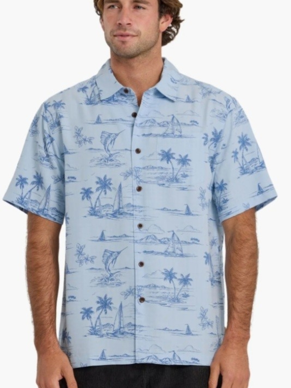 Quiksilver Waterman Sail Away Button Up